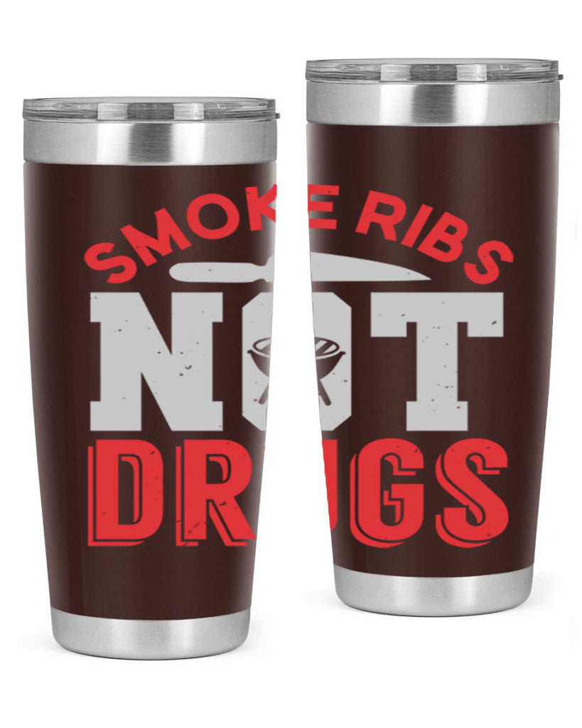 smok ribs not drugs 13#- bbq- Tumbler