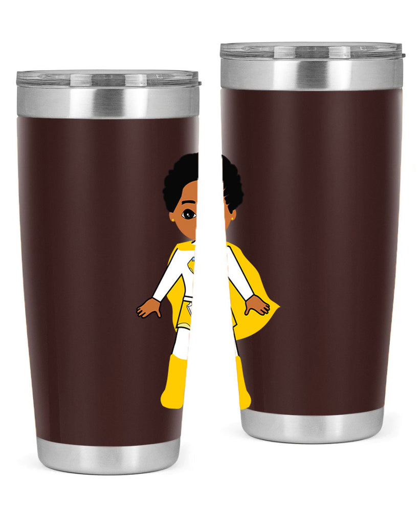 super kid 10#- black men - boys- tumbler