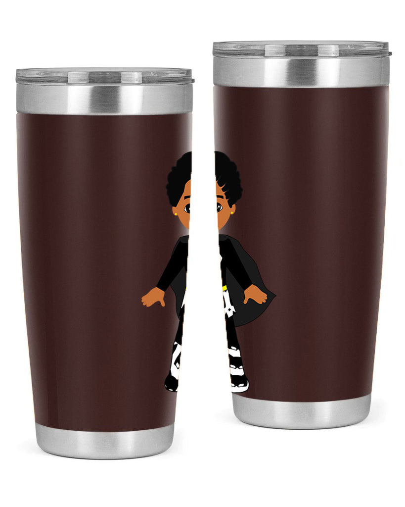 super kid 11#- black men - boys- tumbler