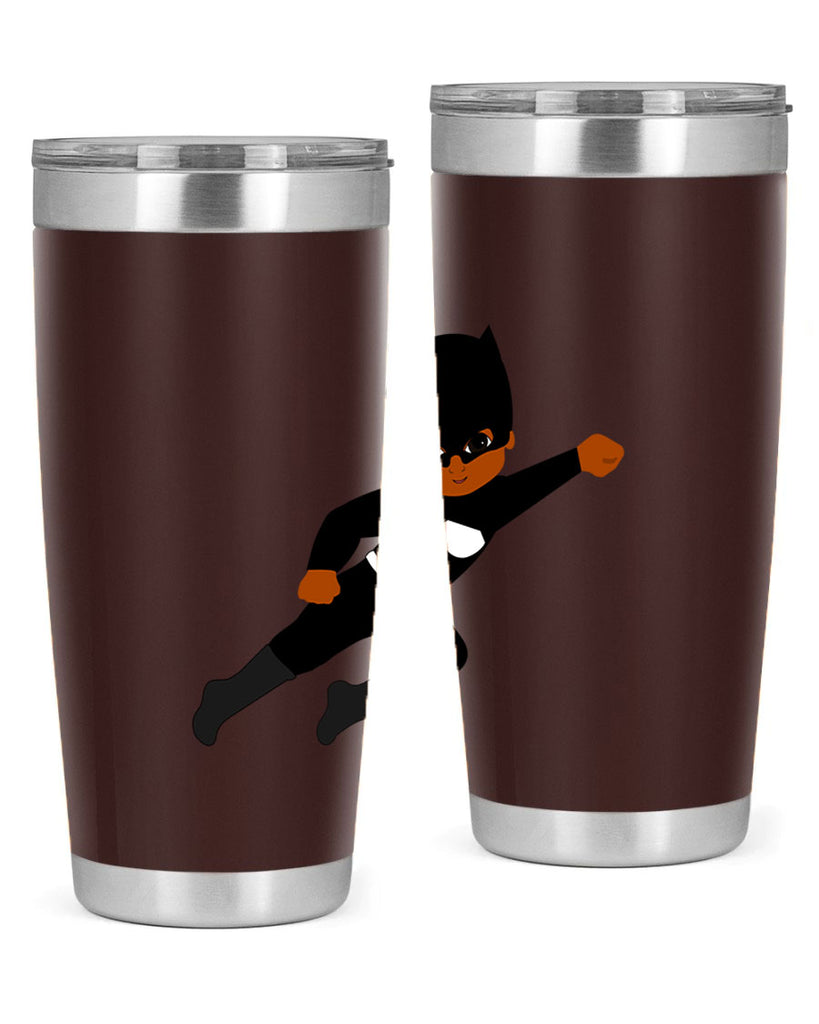 super kid 12#- black men - boys- tumbler
