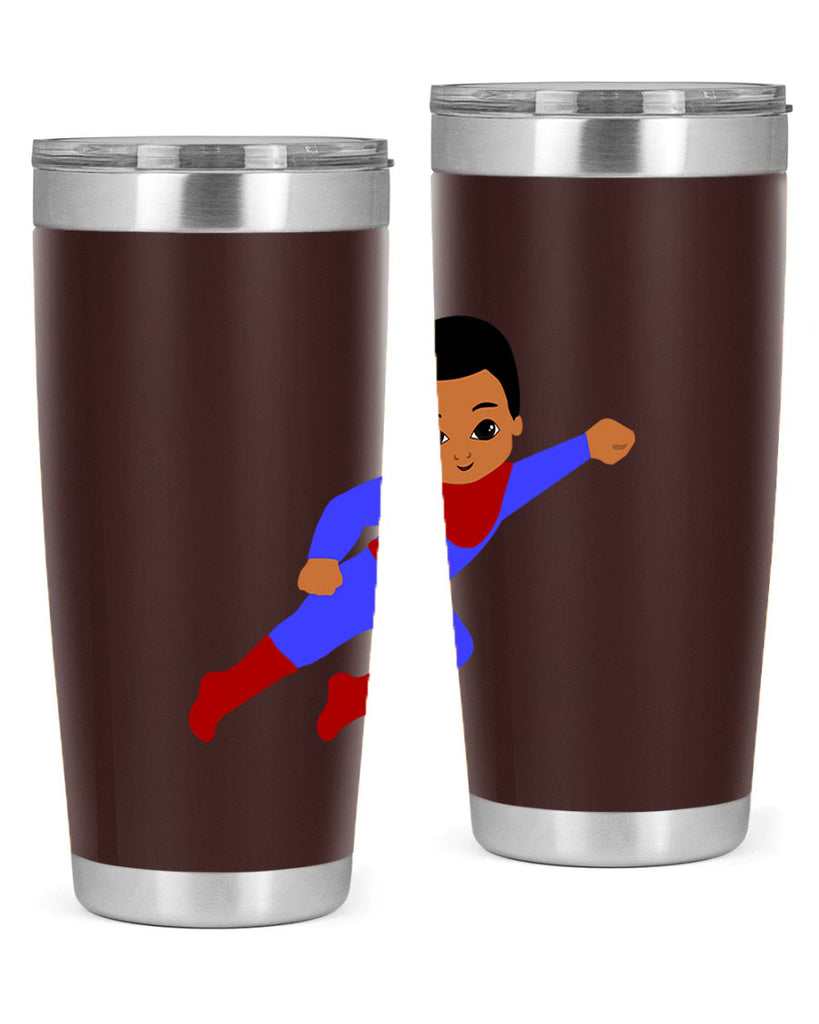 super kid 14#- black men - boys- tumbler