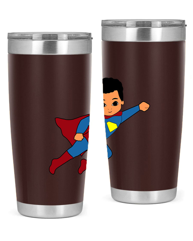 super kid 15#- black men - boys- tumbler