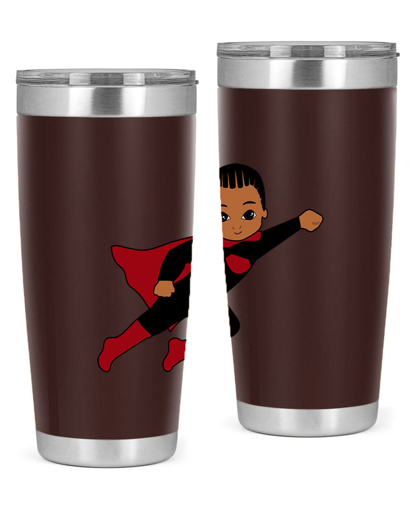super kid 16#- black men - boys- tumbler
