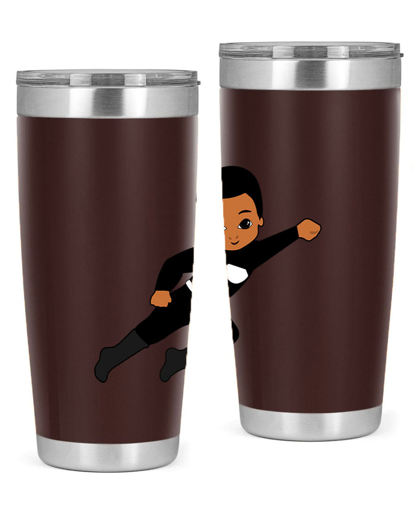 super kid 7#- black men - boys- tumbler
