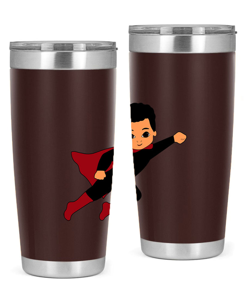 super kid 9#- black men - boys- tumbler