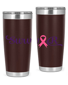 survivor Style 3#- breast cancer- Tumbler