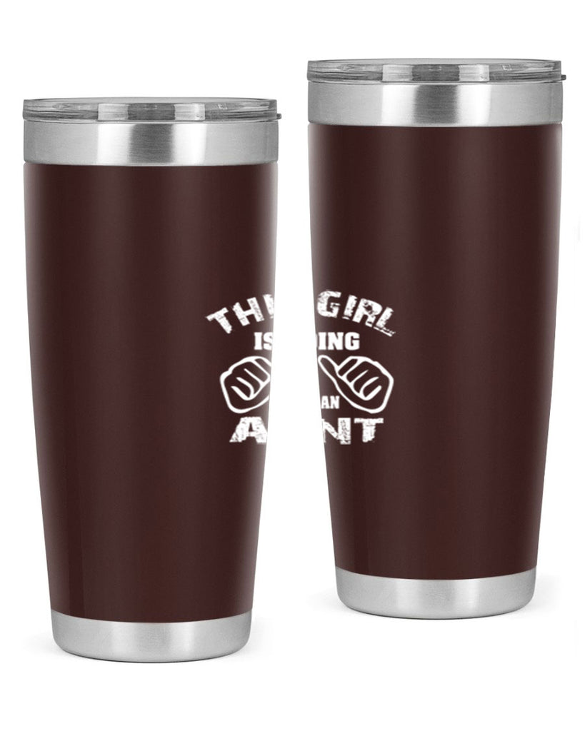 this girl is going to be an auntk Style 66#- aunt- Tumbler