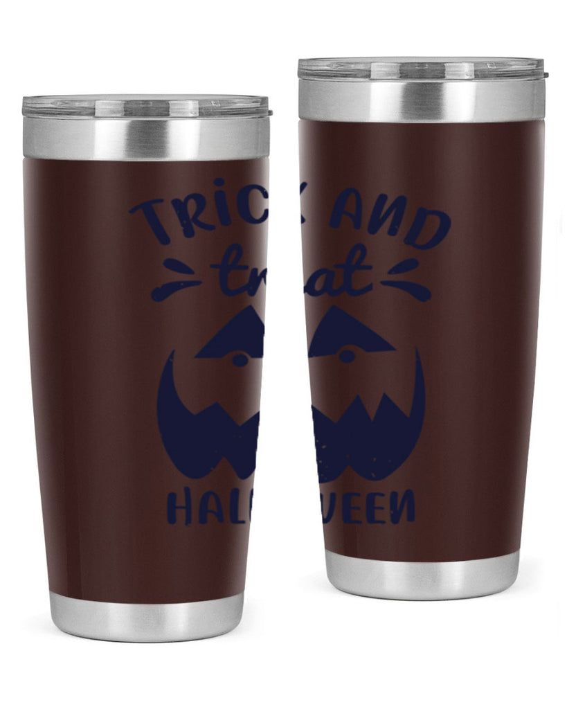trick and treat halloween 126#- halloween- Tumbler