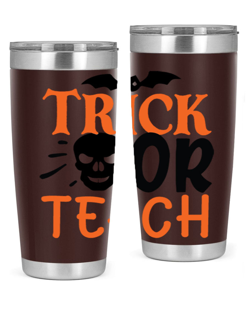 trick or teach 104#- halloween- Tumbler