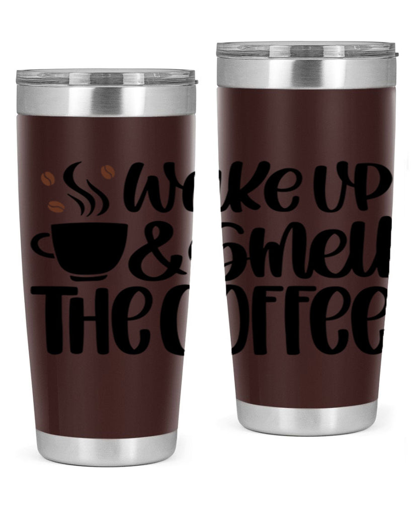 wake up smell the coffee 9#- coffee- Tumbler