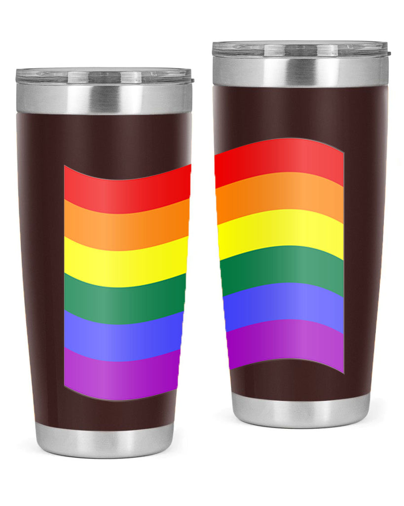 wavy rainbow flag 1#- lgbt- Tumbler