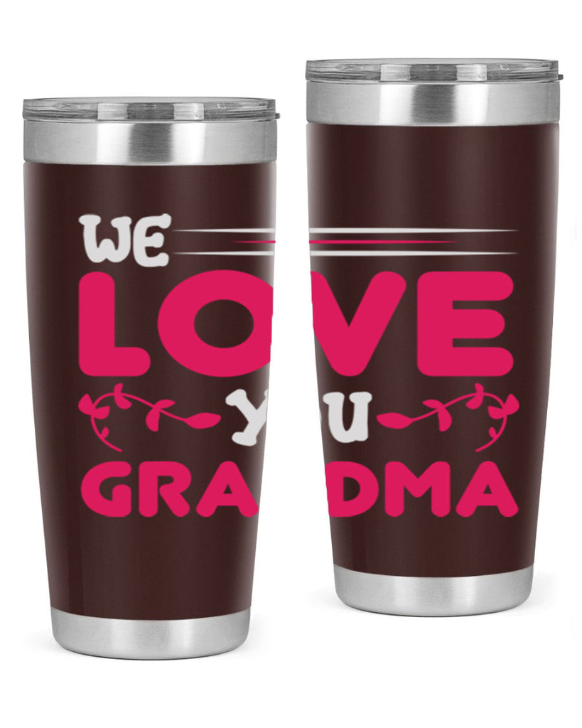 we love you grandma 27#- mom- Tumbler