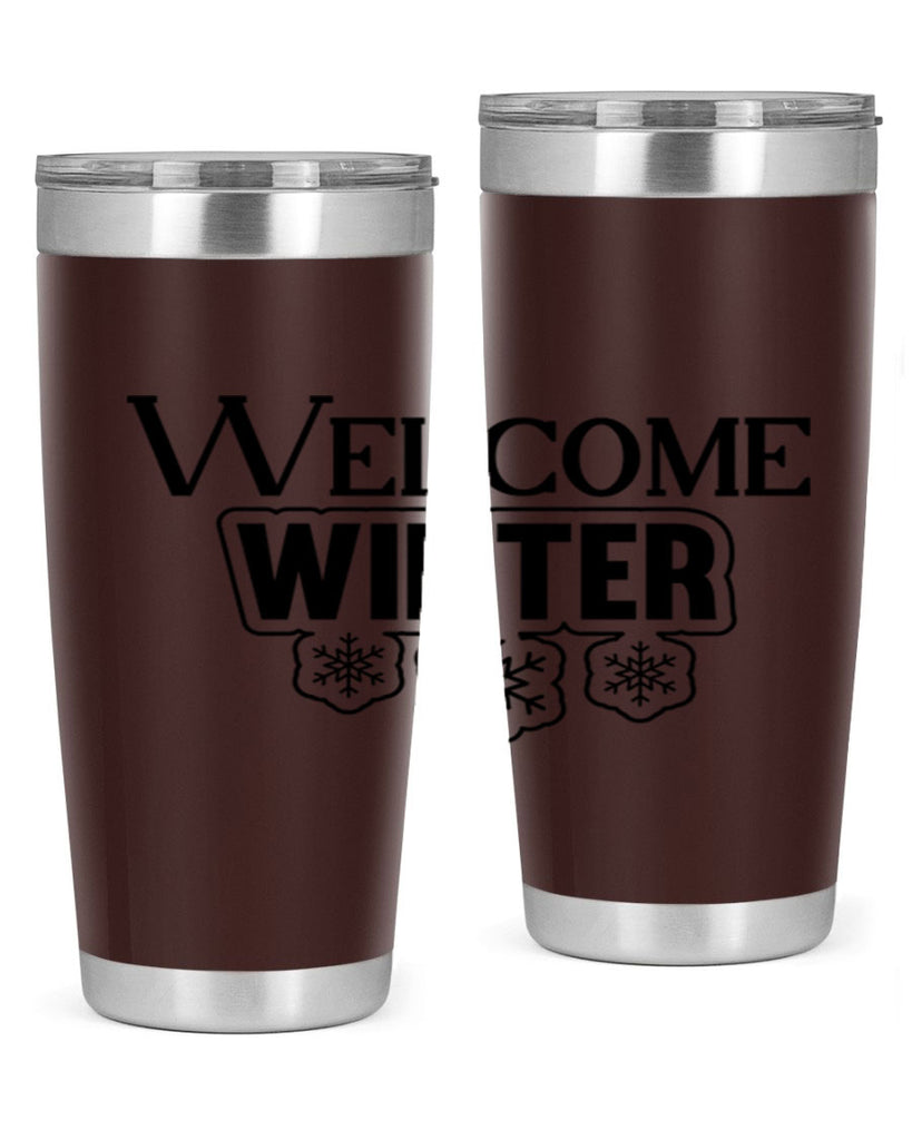 welcome winter 474#- winter- Tumbler