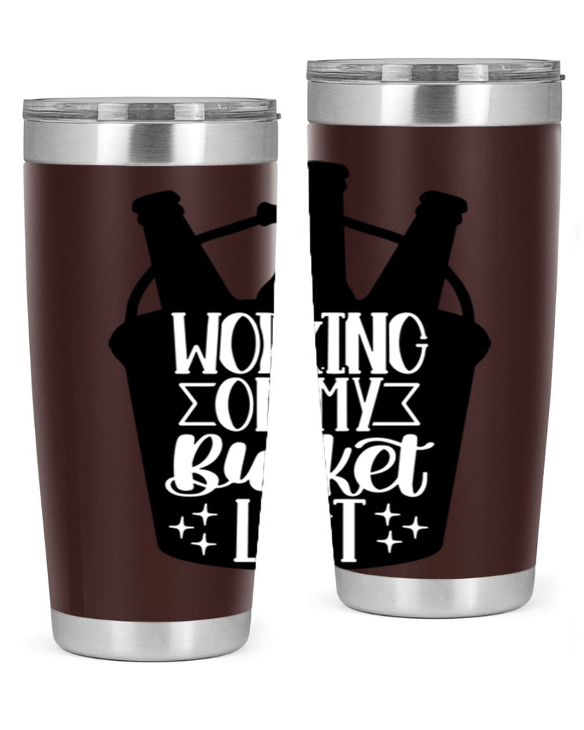 working on my bucket list 14#- beer- Tumbler