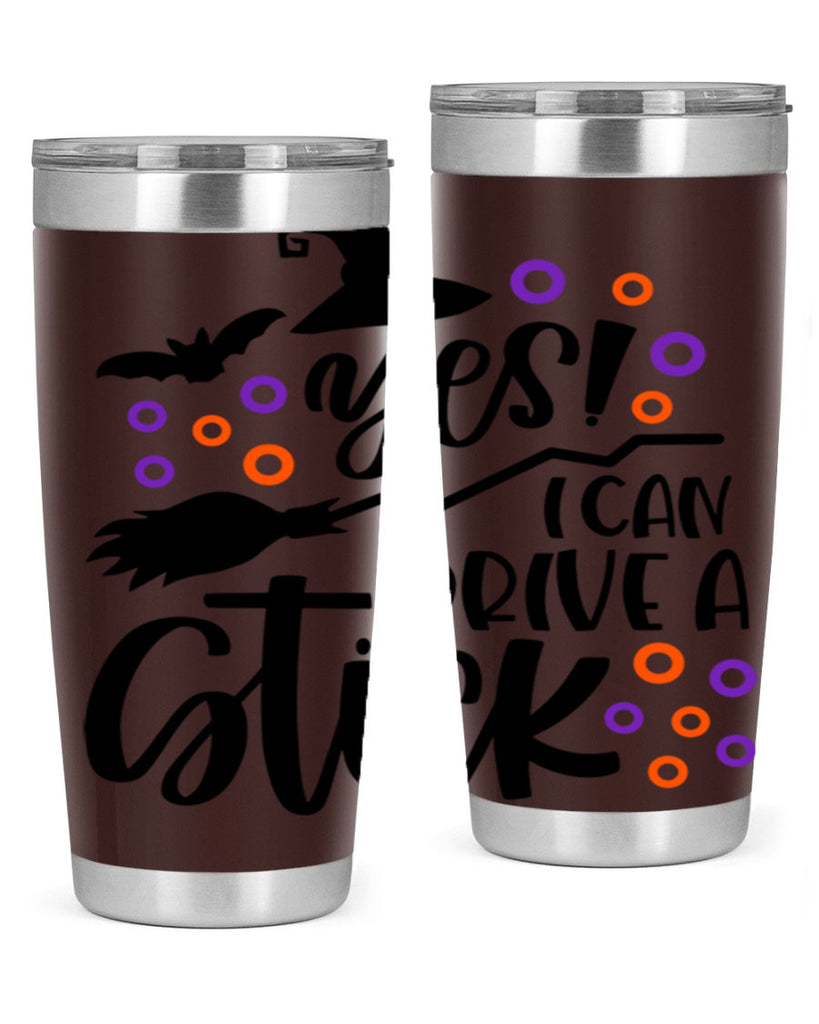 yes i can drive a stick 3#- halloween- Tumbler