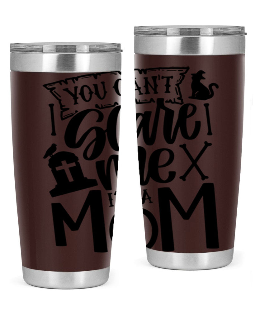 you cant scare me im a mom 1#- halloween- Tumbler