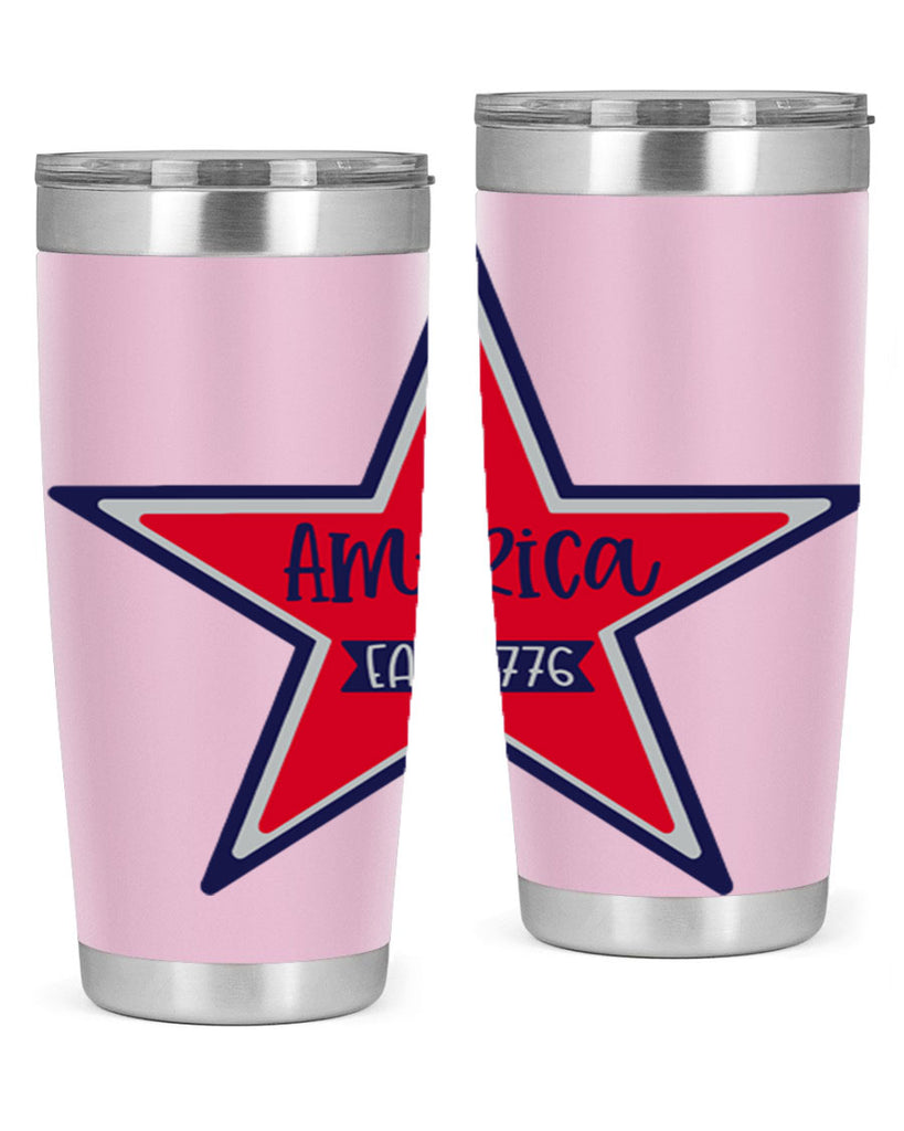 America East Style 144#- Fourt Of July- Tumbler