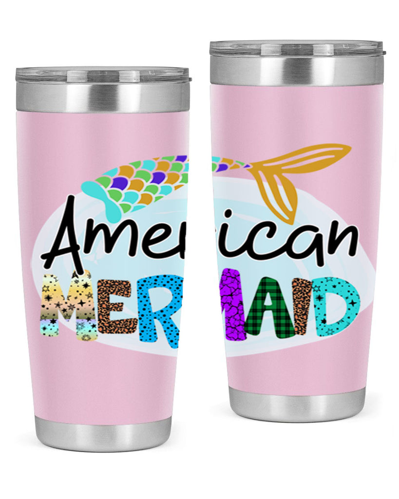 American Mermaid 14#- mermaid- Tumbler