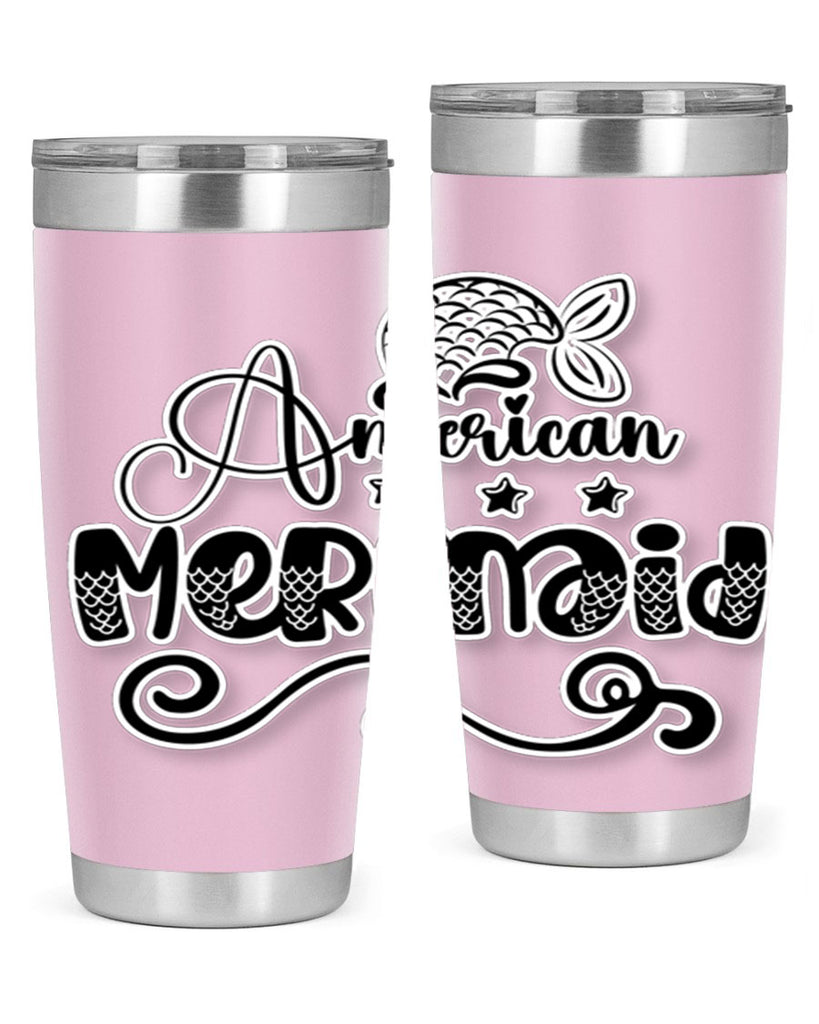 American Mermaid 15#- mermaid- Tumbler