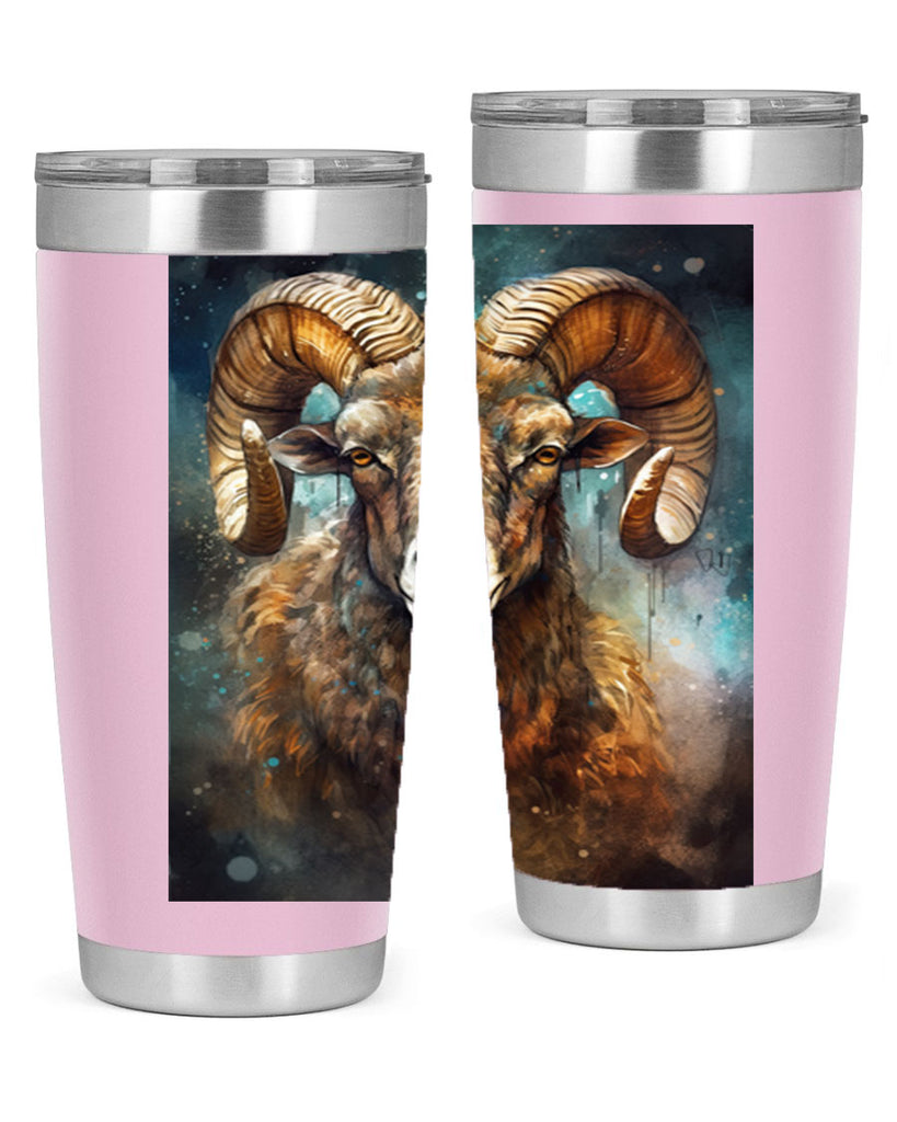 Aries 54#- zodiac- Tumbler