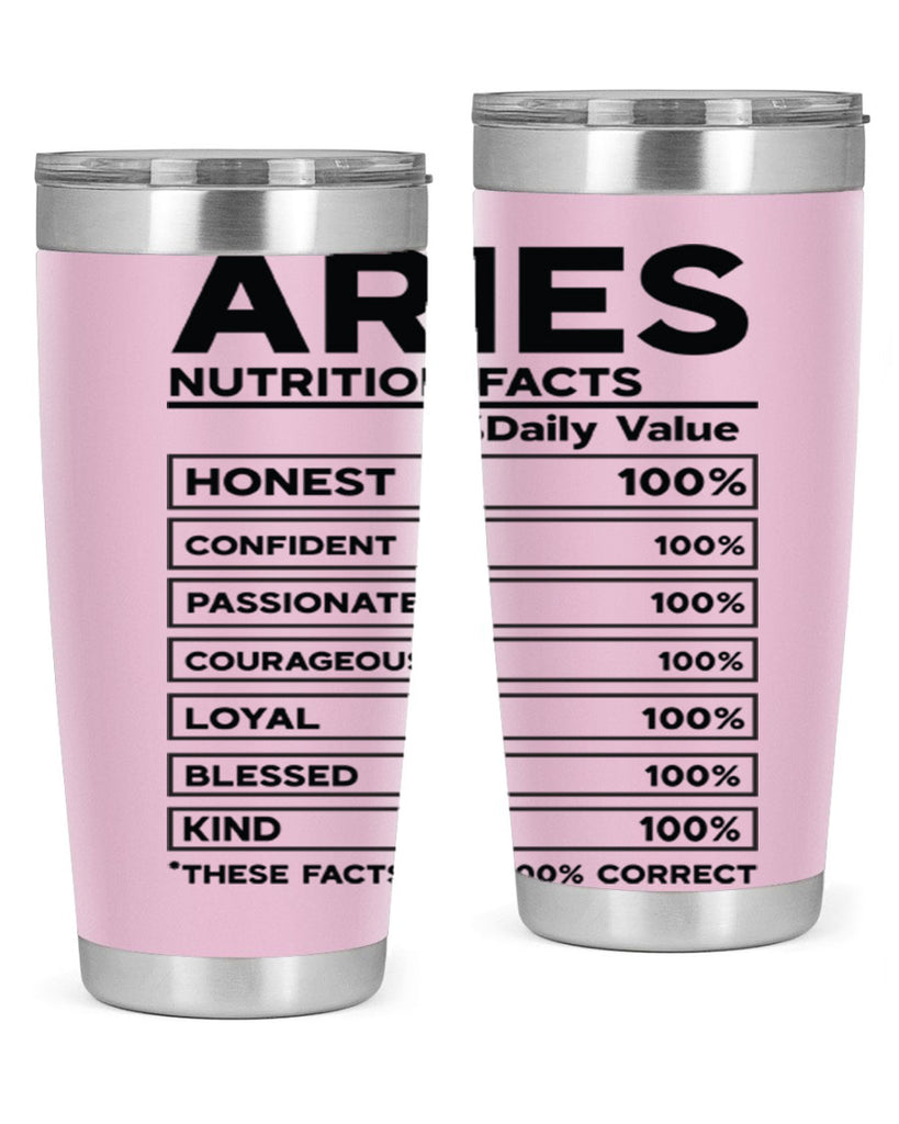Aries Nutrition Facts 97#- zodiac- Tumbler