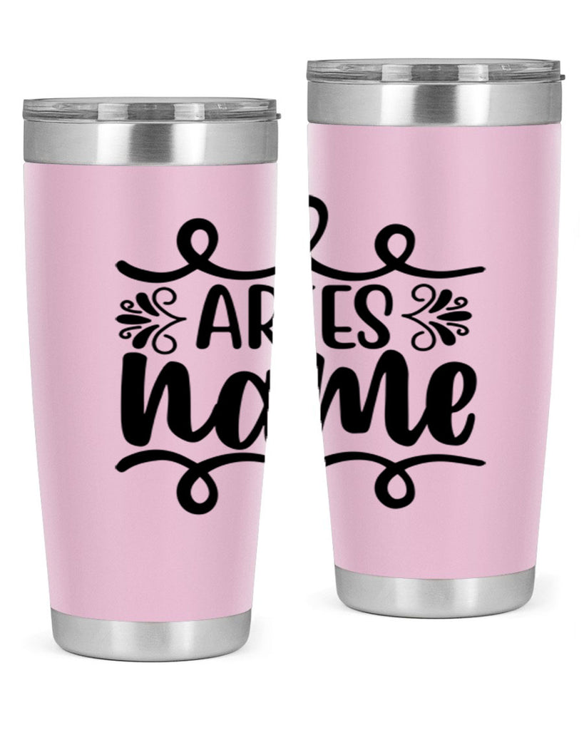 Ariesname 112#- zodiac- Tumbler