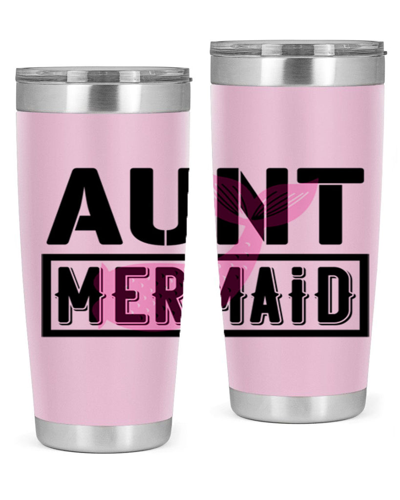 Aunt mermaid 17#- mermaid- Tumbler