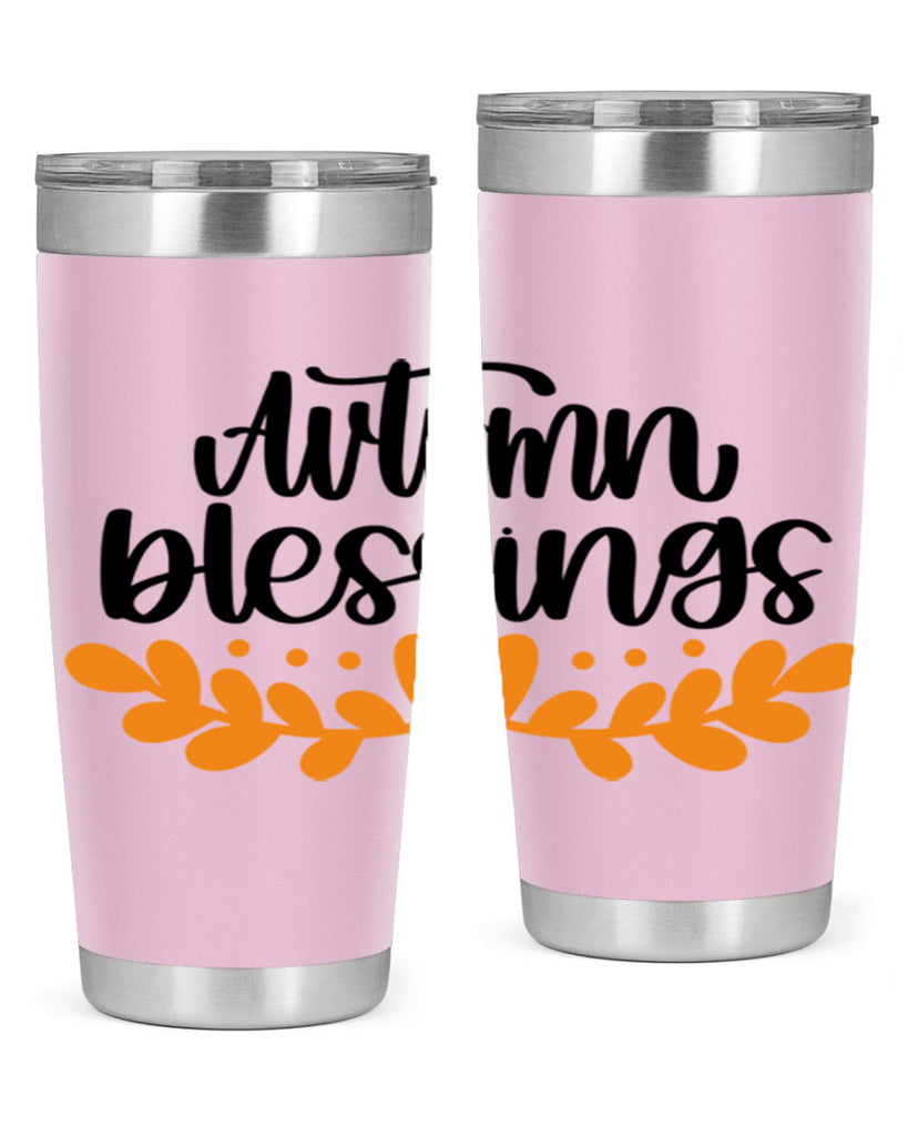 Autumn Blessings 472#- fall- Tumbler