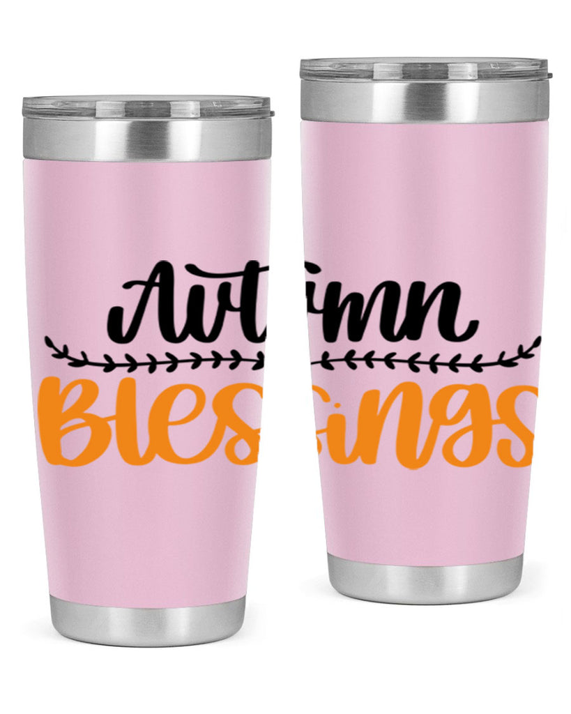 Autumn Blessings 473#- fall- Tumbler