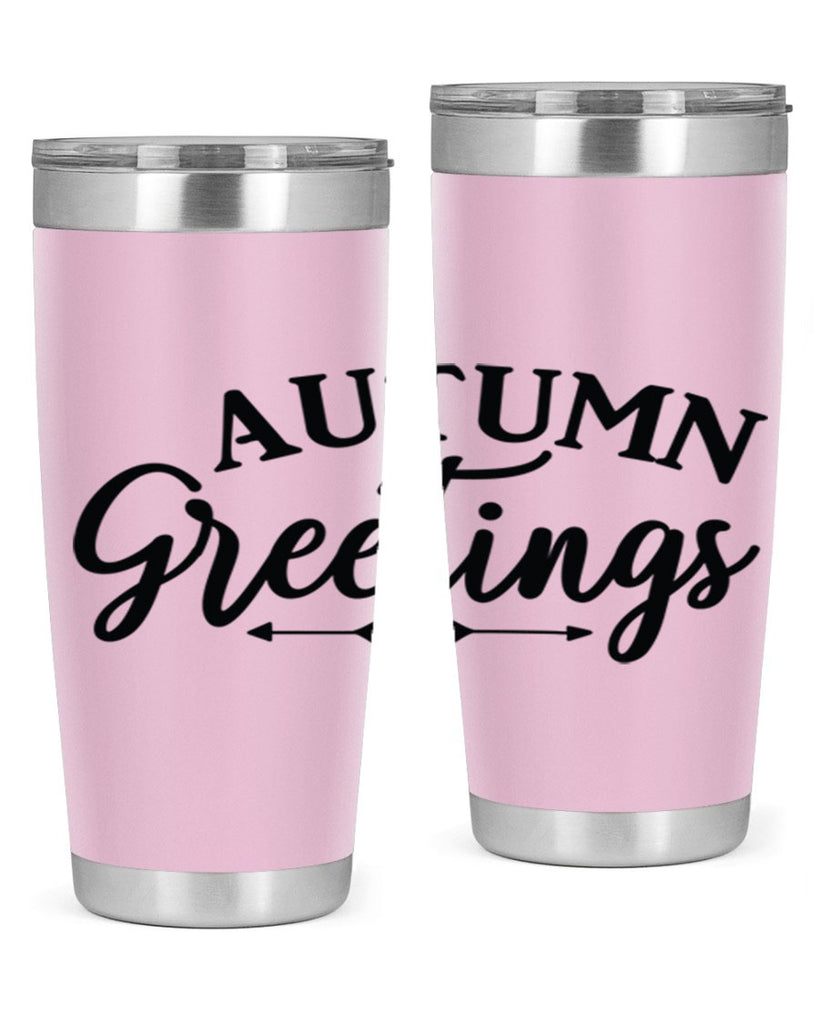 Autumn Greetings 16#- fall- Tumbler
