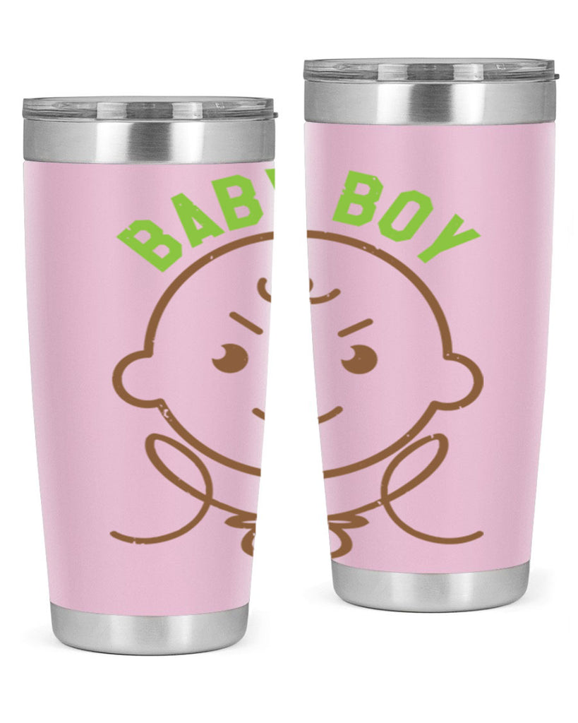 Baby Boy Style 4#- baby shower- tumbler