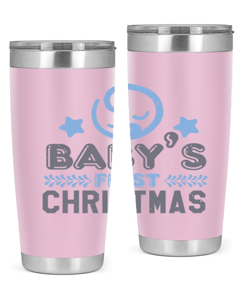 Baby First Christmas Style 2#- baby shower- tumbler