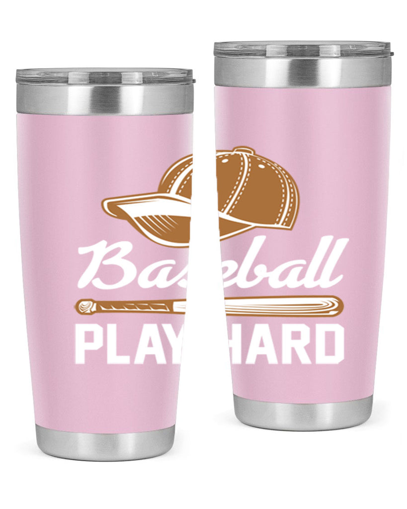 Baseball play 1444#- baseball- Tumbler