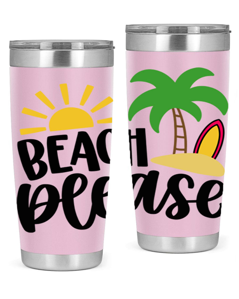Beach Please Style 51#- summer- Tumbler