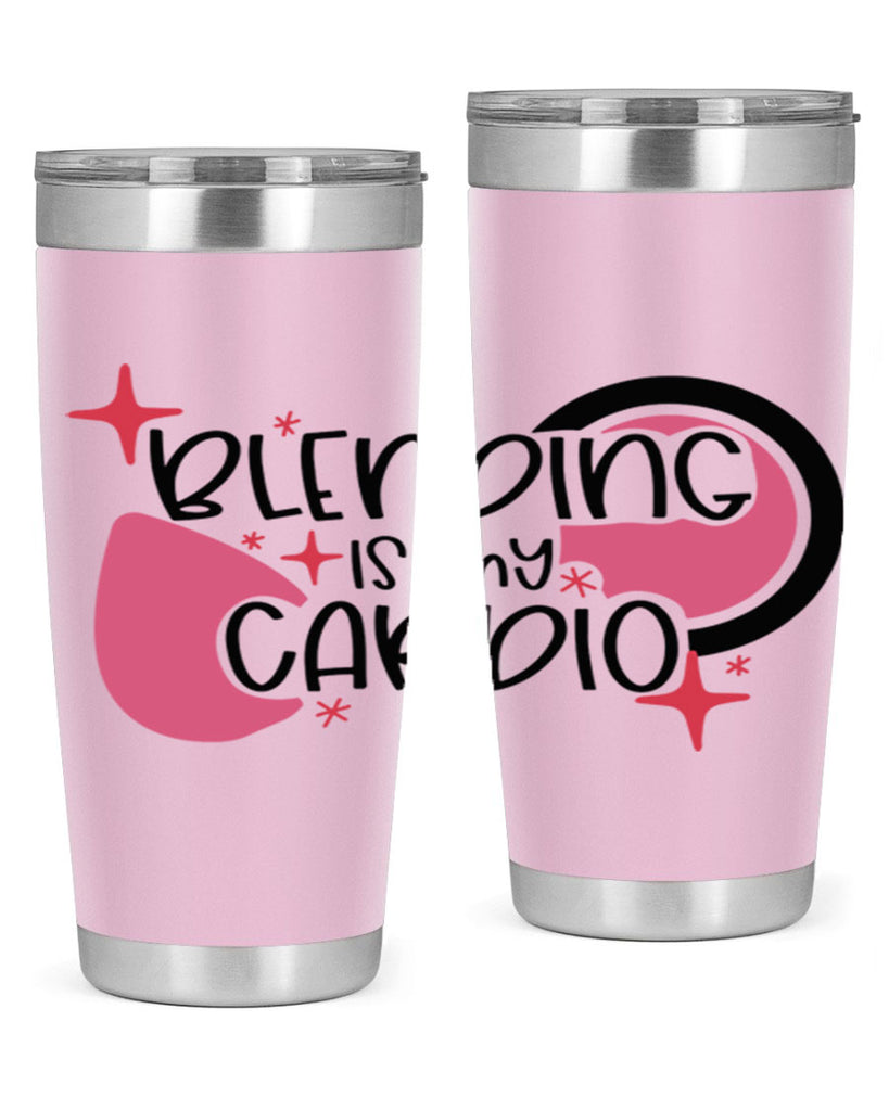 Blending Is My Cardio Style 128#- make up- Tumbler
