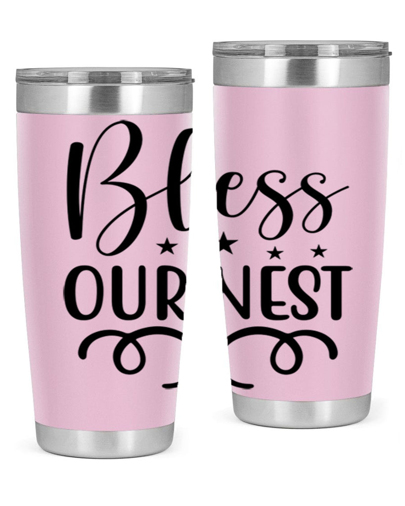 Bless Our Nest 50#- spring- Tumbler