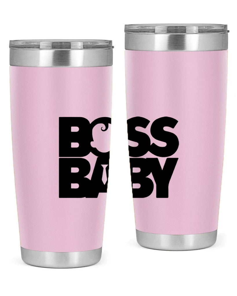 Boss Baby On Board 1#- black words phrases- Cotton Tank