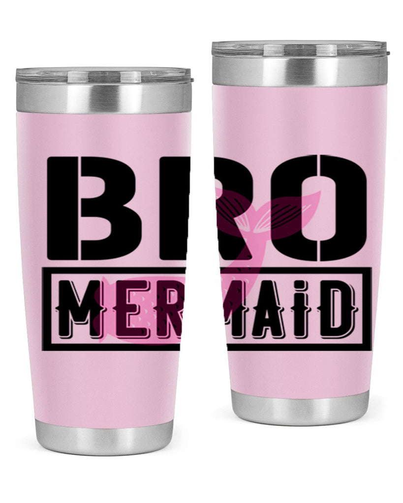Bro mermaid 85#- mermaid- Tumbler