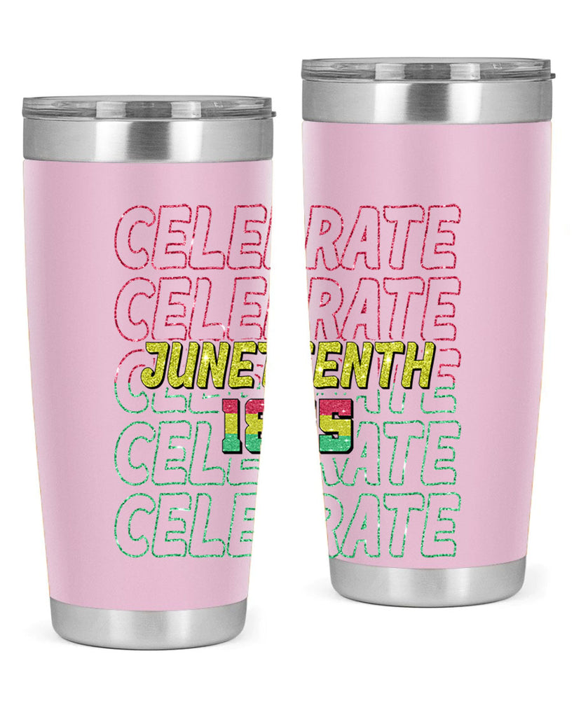Celabrate Juneteenth Since 1865 Png 18#- Juneteenth- tumbler