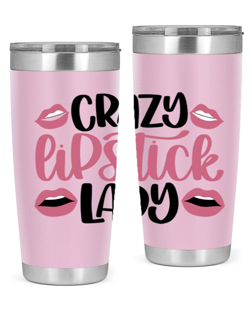 Crazy Lipstick Lady Style 107#- make up- Tumbler
