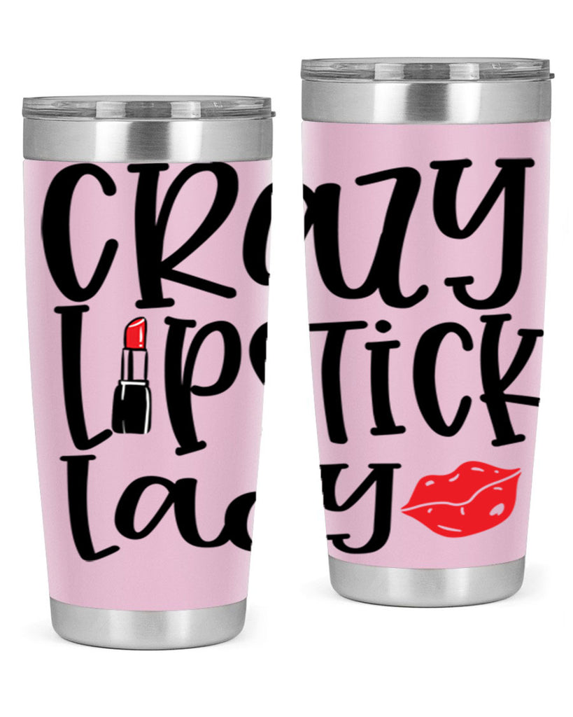 Crazy Lipstick Lady Style 240#- make up- Tumbler