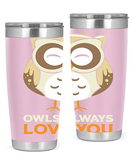 Cute Owl Always Love You A TurtleRabbit 3#- owl- Tumblers