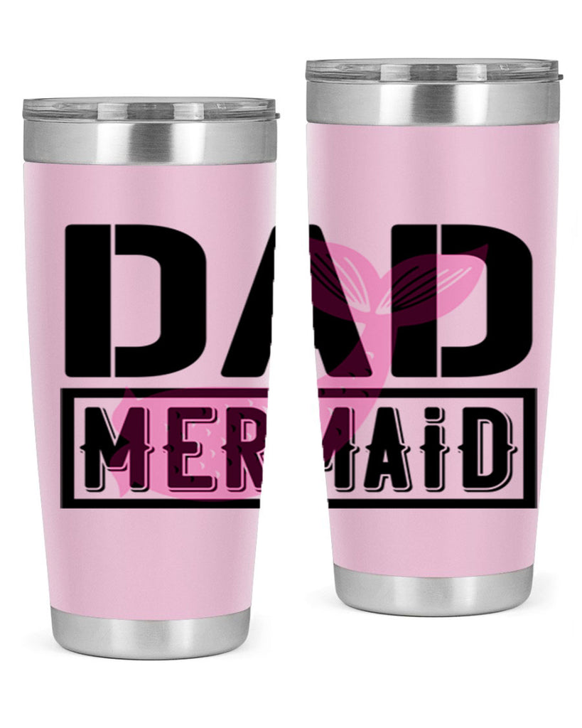 Dad mermaid 111#- mermaid- Tumbler