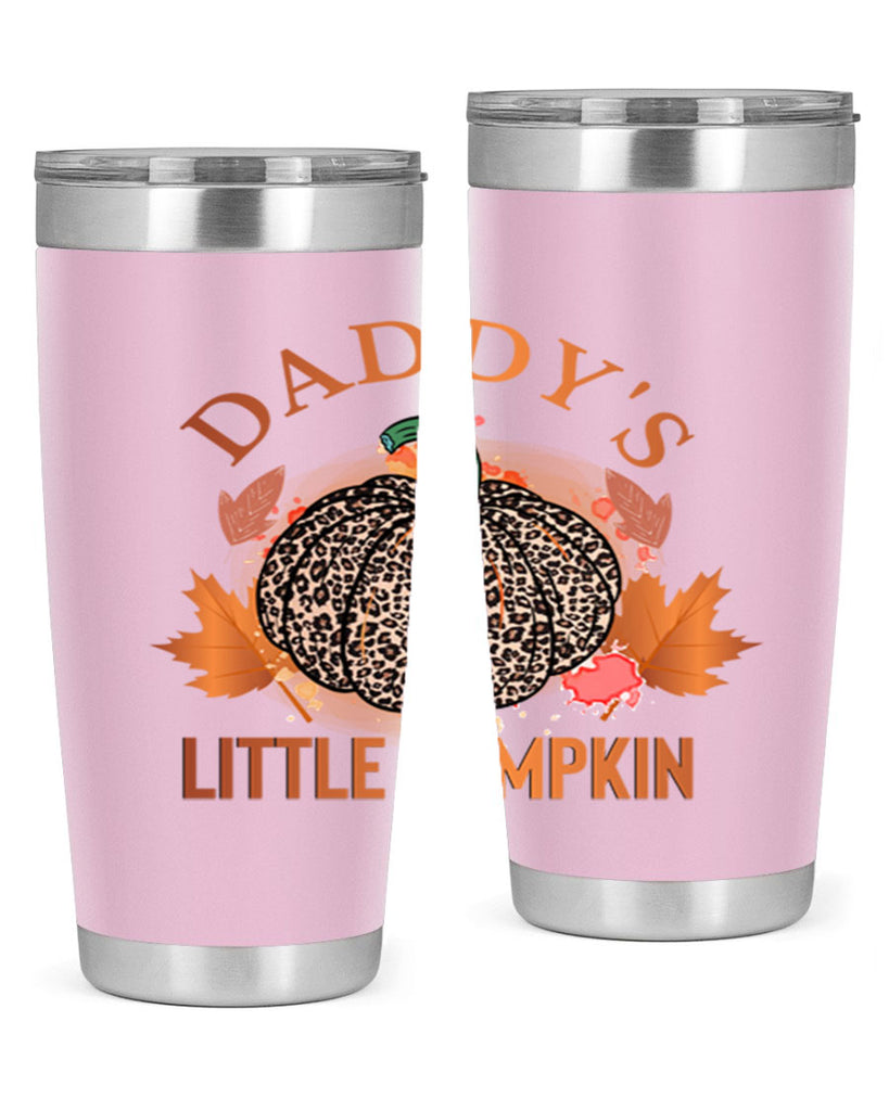 Daddys Little Pumpkin 67#- fall- Tumbler