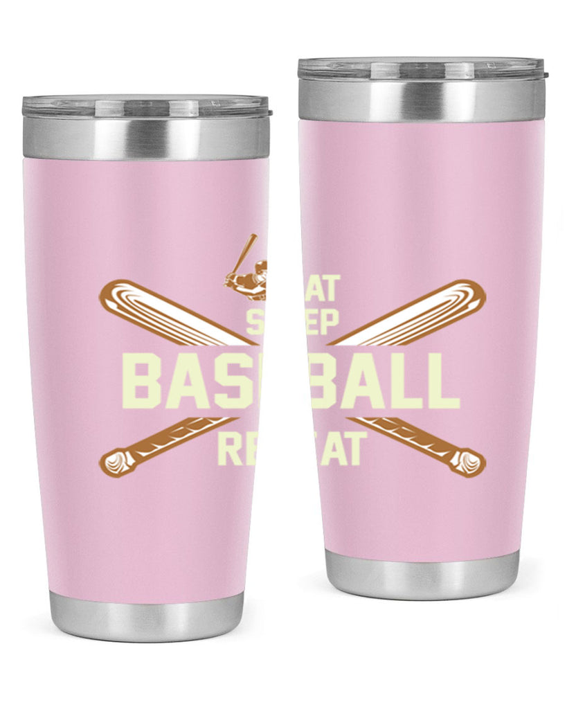 Eat 1285#- baseball- Tumbler