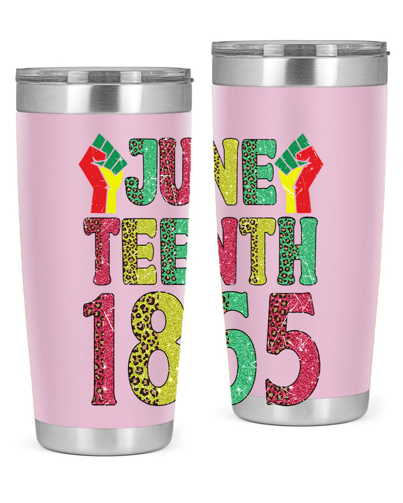 Fist Juneteenth Since 1865 Design Png 10#- Juneteenth- tumbler