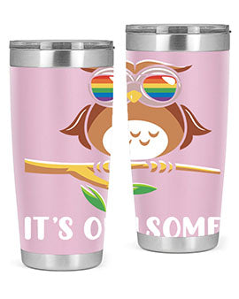 Funny Owl Gift Im Owlsome A TurtleRabbit 7#- owl- Tumblers