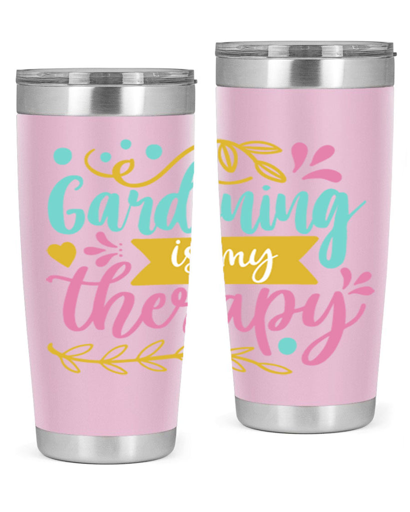 Gardening is my therapy Style 66#- summer- Tumbler
