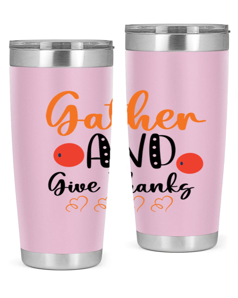 Gather And Give Thanks 188#- fall- Tumbler