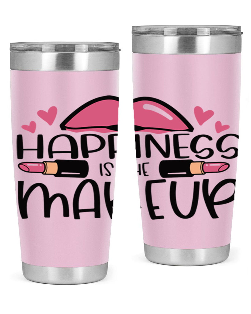 Hapiness Is The Makeup Style 95#- make up- Tumbler